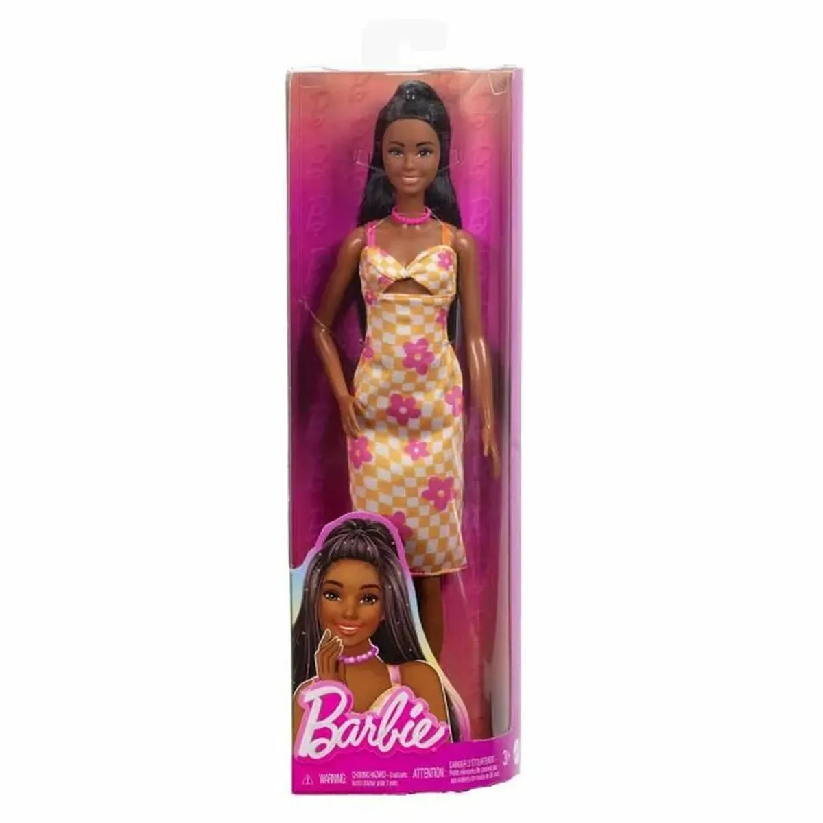 Barbie Fashionista Pop HYT91 - Pop met zwart haar - Multicolor