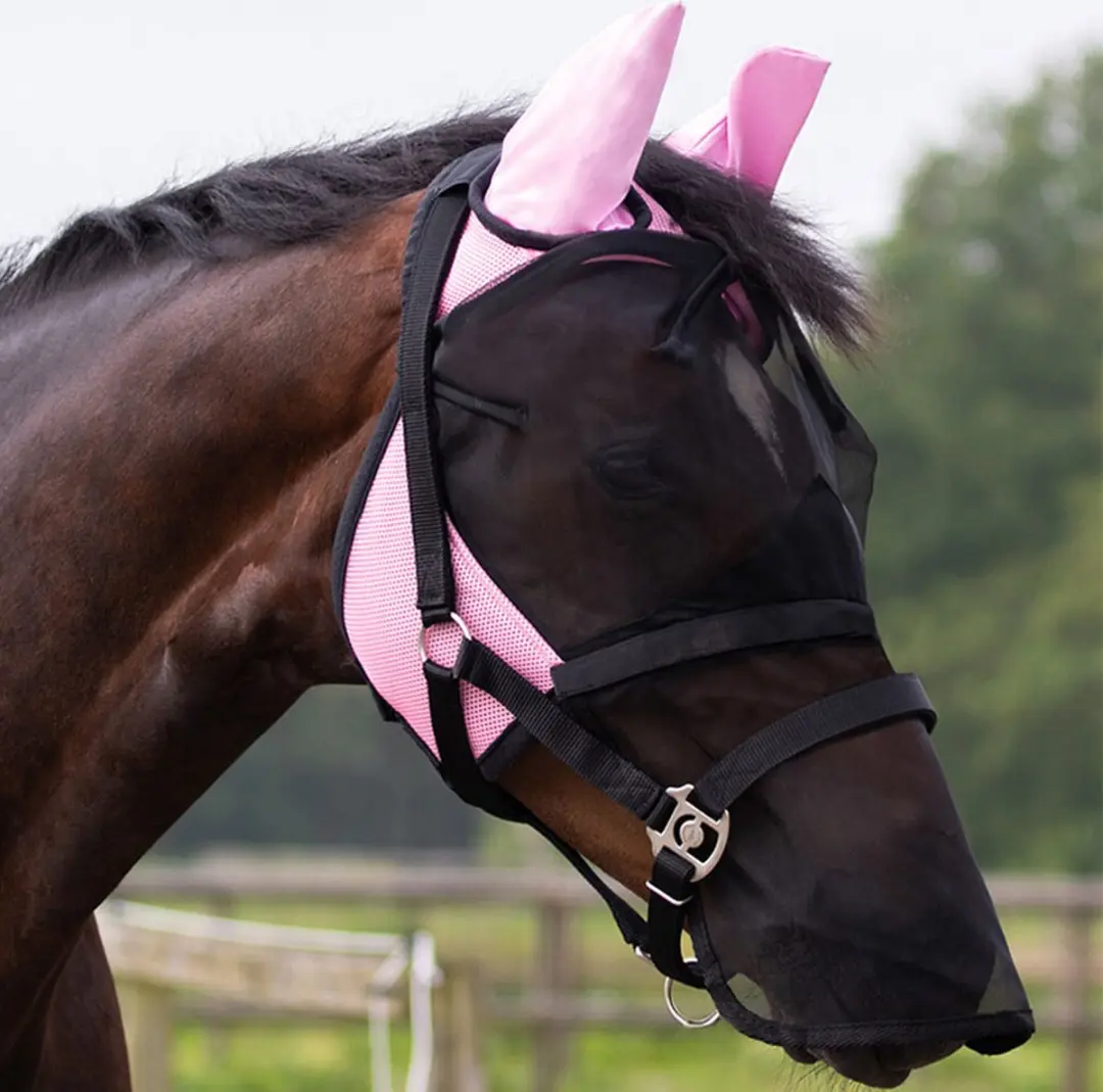 QHP Vliegenmasker Shetlander Roze