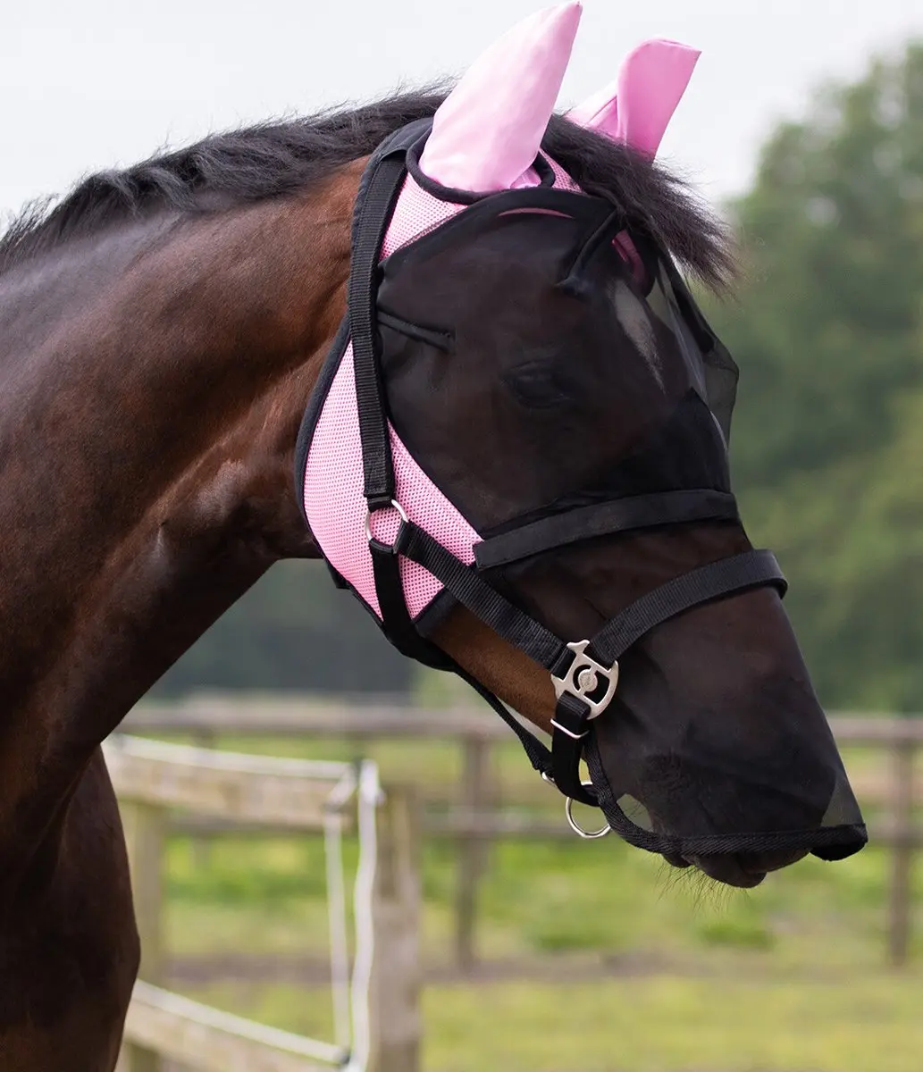 QHP Vliegenmasker Shetlander Roze