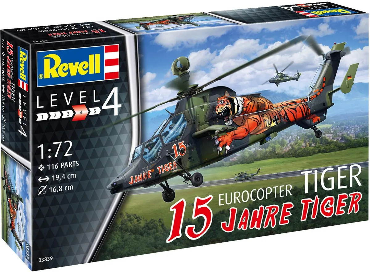 Revell 03839 Eurocopter Tiger Modelbouwpakket