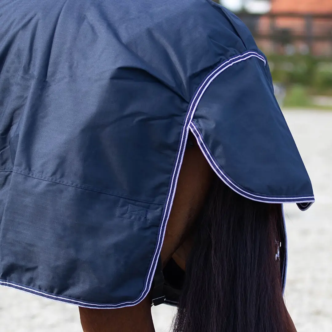 QHP Turnout Luxe Deken 135cm - Donkerblauw