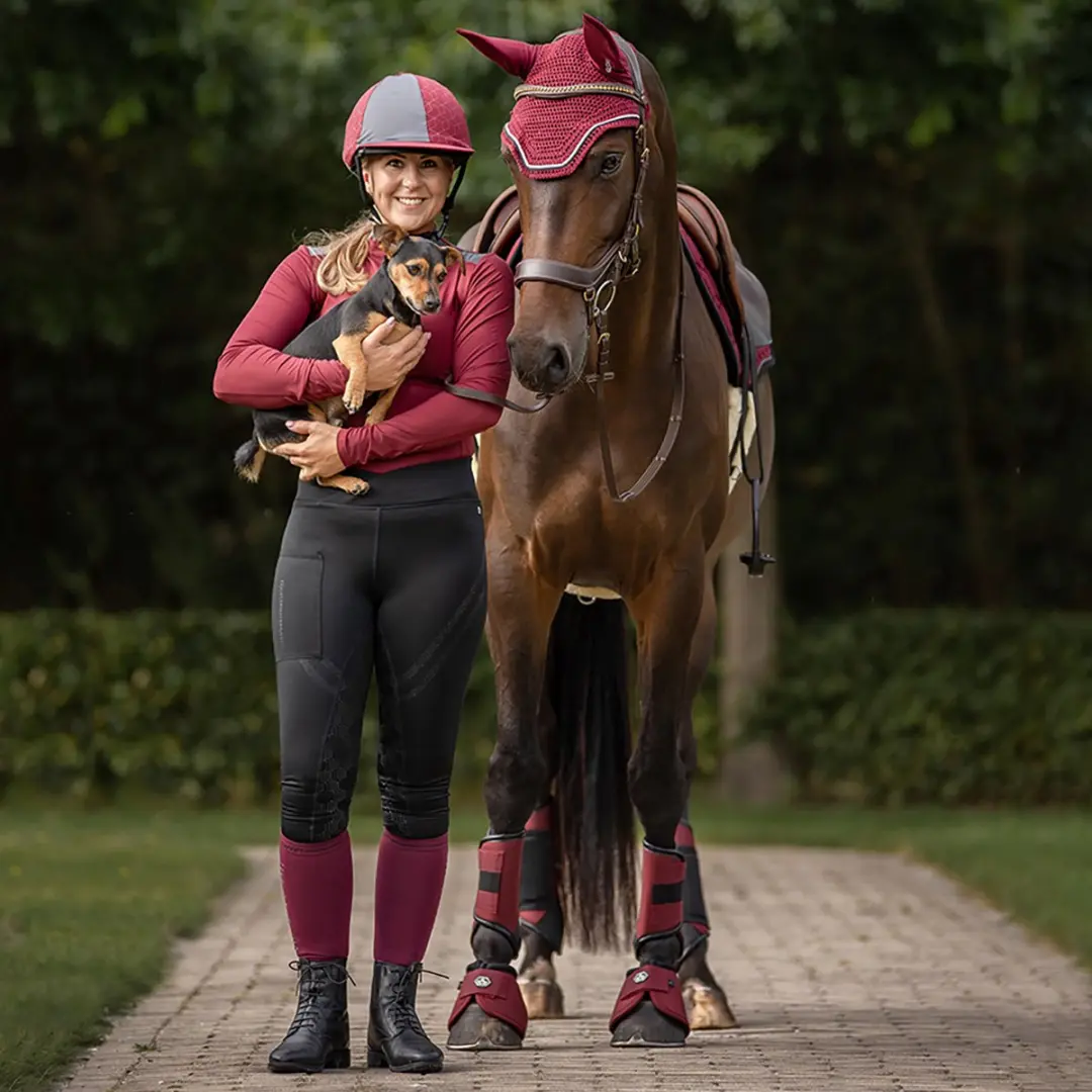 Qhp Beenbeschermers Qhp Eventing Voor Rood