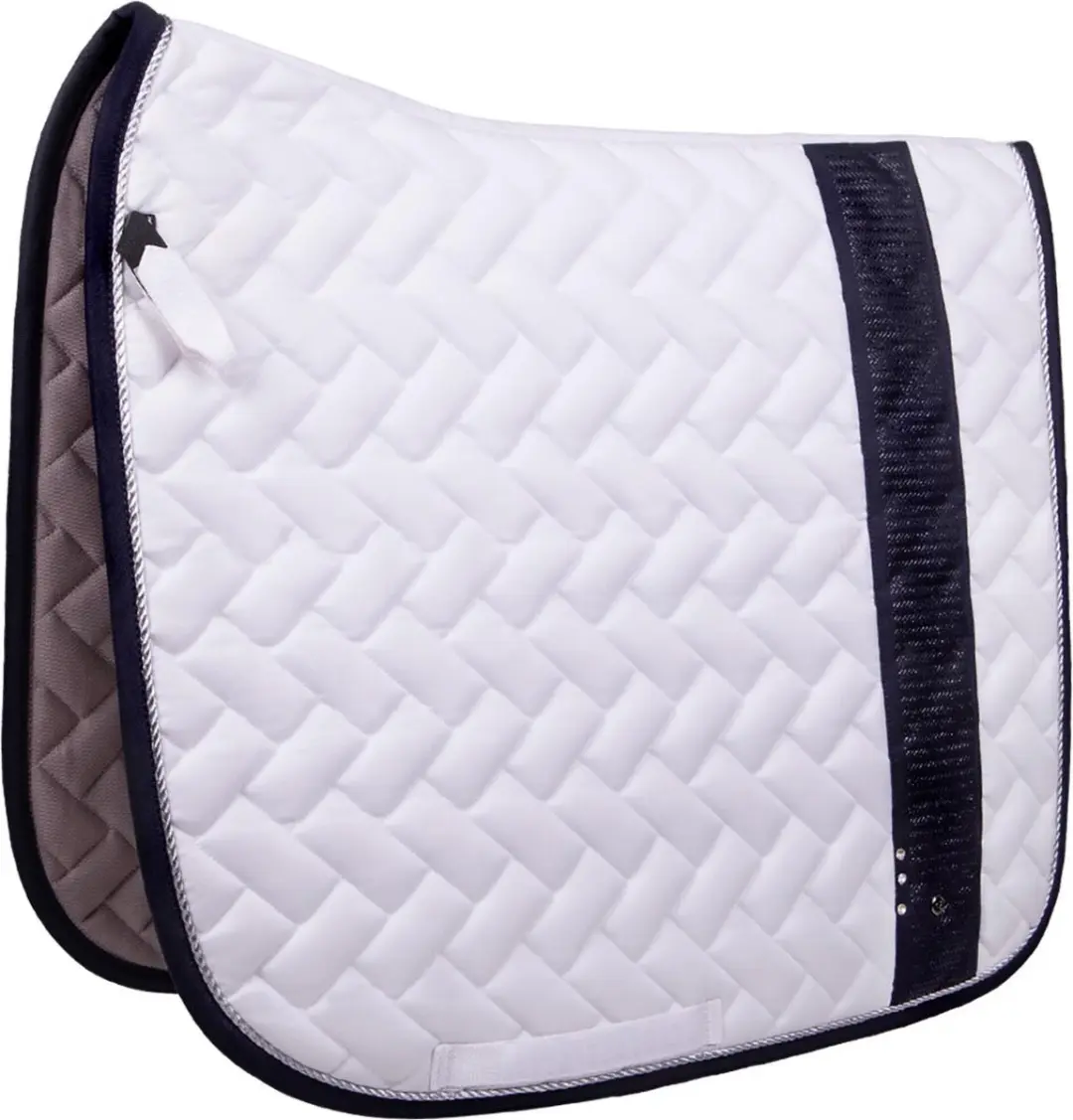 Qhp Zadeldek Qhp Kae Wit-zwart