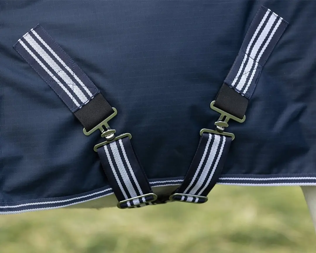 QHP Turnout RegenDecken 110cm Donkerblauw