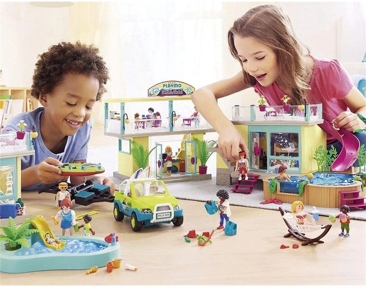 Playmobil Family Fun Strandwagen met Kano's 70436 - Multicolor