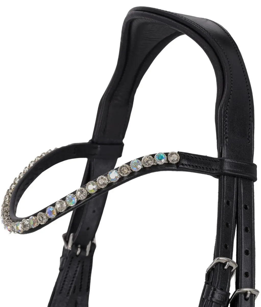 QHP Hoofdstel Sunset - Pony - Zwart - afbeelding 3 van 6