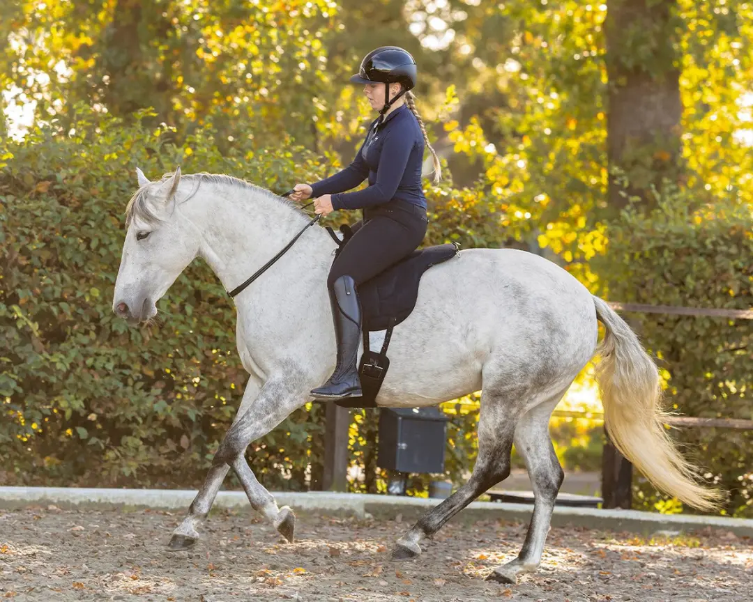 QHP Halstouw Leer Liberta Cob - Bruin - afbeelding 6 van 6