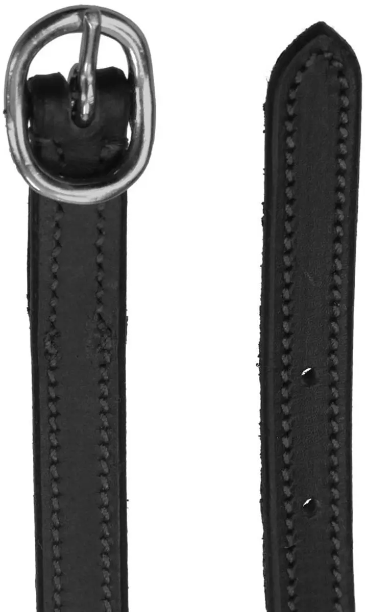 Epplejeck Sporenriemen Luxe Leer - Zwart - 2 Stuks