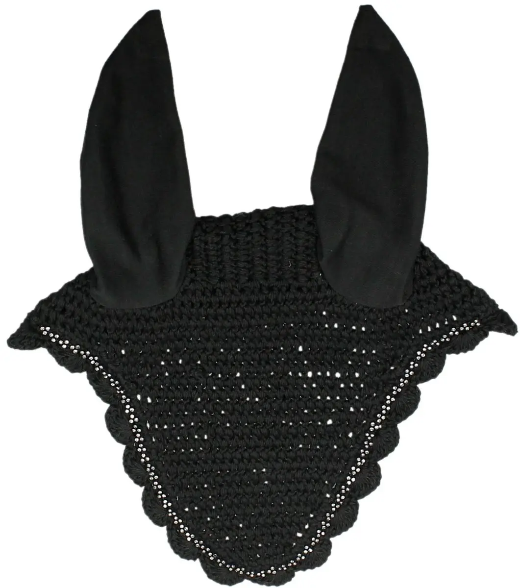 Epplejeck Oornetje Pony - Glitter Zwart