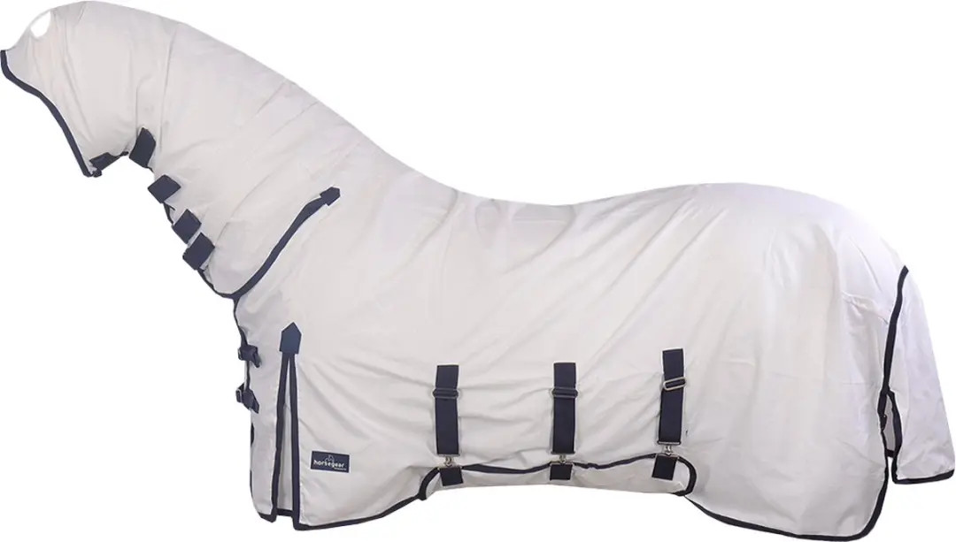Horsegear Eczeemdeken Sweet Itch Full Neck Wit