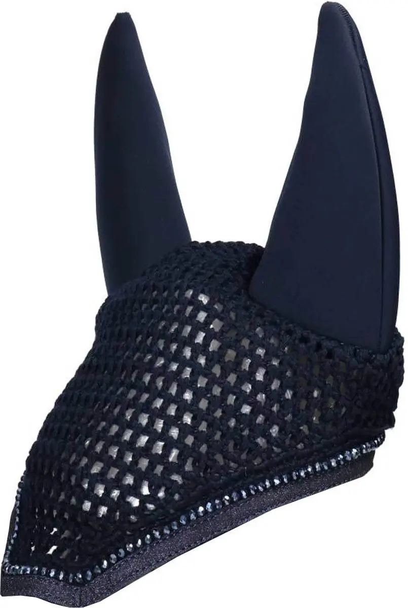 Horsegear Oornetje HGG Glittery Soundless Cob - Donkerblauw
