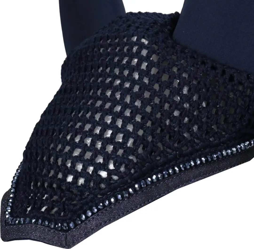 Horsegear Oornetje HGG Glittery Soundless Cob - Donkerblauw