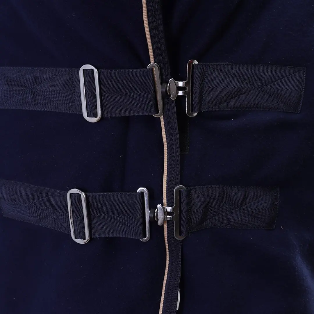 Horsegear HGroll Up Neck Zweetdeken 145/195cm - Donkerblauw