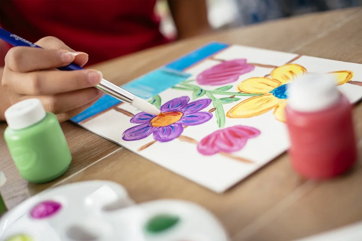 Crayola Afwasbare Verf Hobbypakket - 6 Stuks Primaire Kleuren