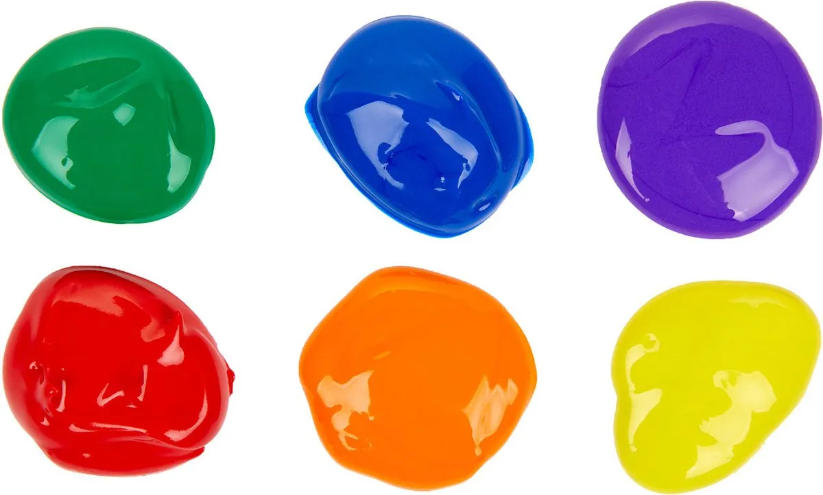 Crayola Afwasbare Verf Hobbypakket - 6 Stuks Primaire Kleuren