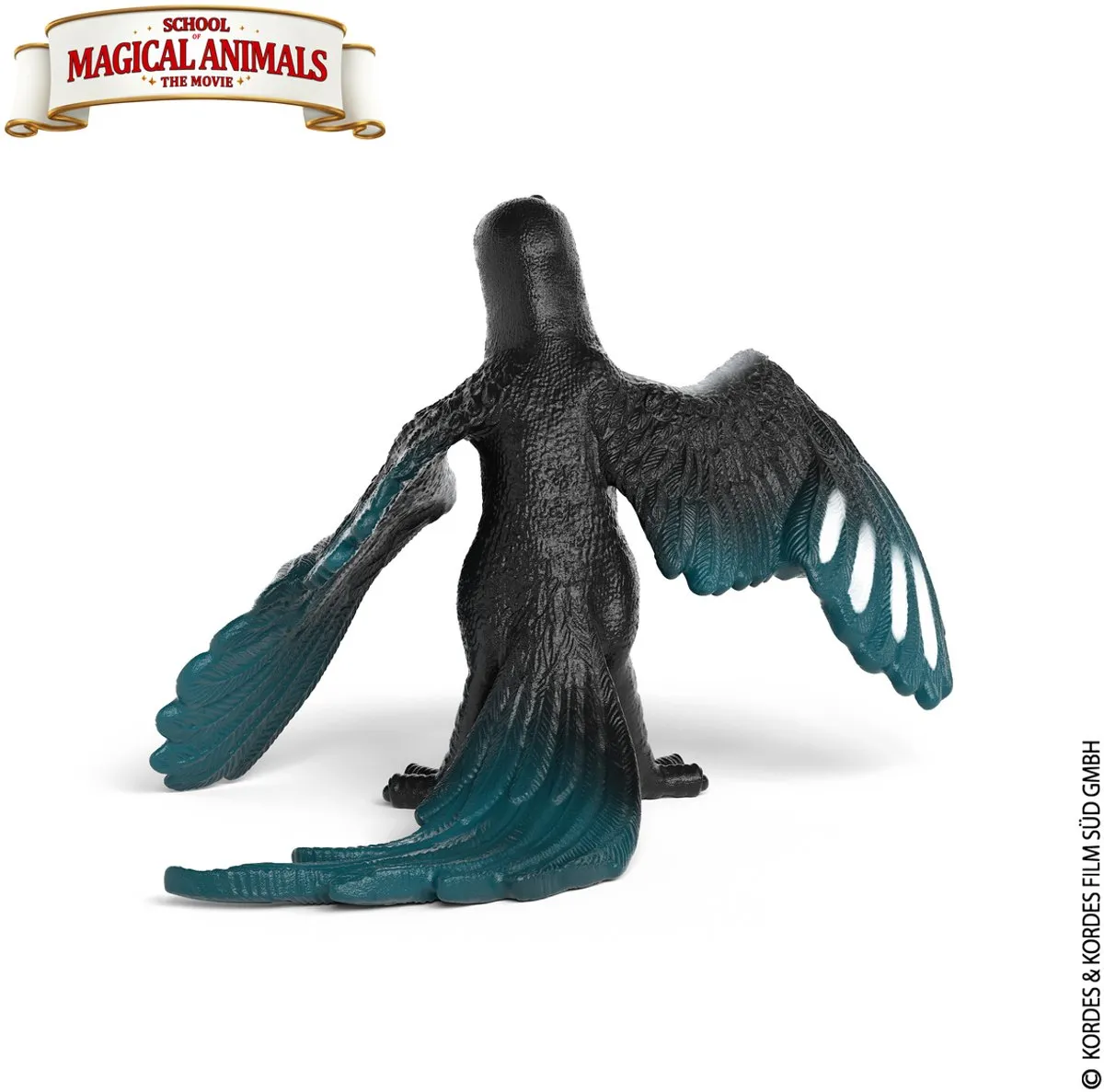 Schleich School of Magical Animals Pinkie de Ekster 14956 - Zwart/Wit