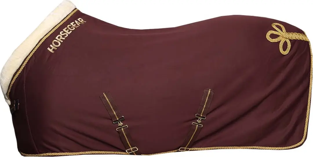Horsegear Hglyx Mini Zweetdeken 105cm - Donkerbruin - afbeelding 6 van 6