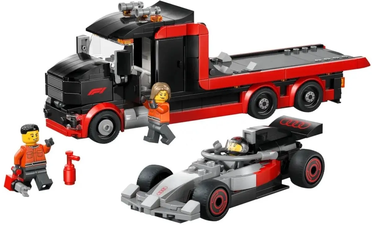 LEGO City F1 Displaytruck met Audi F1 Racewagen 60493 - 508 Stukken