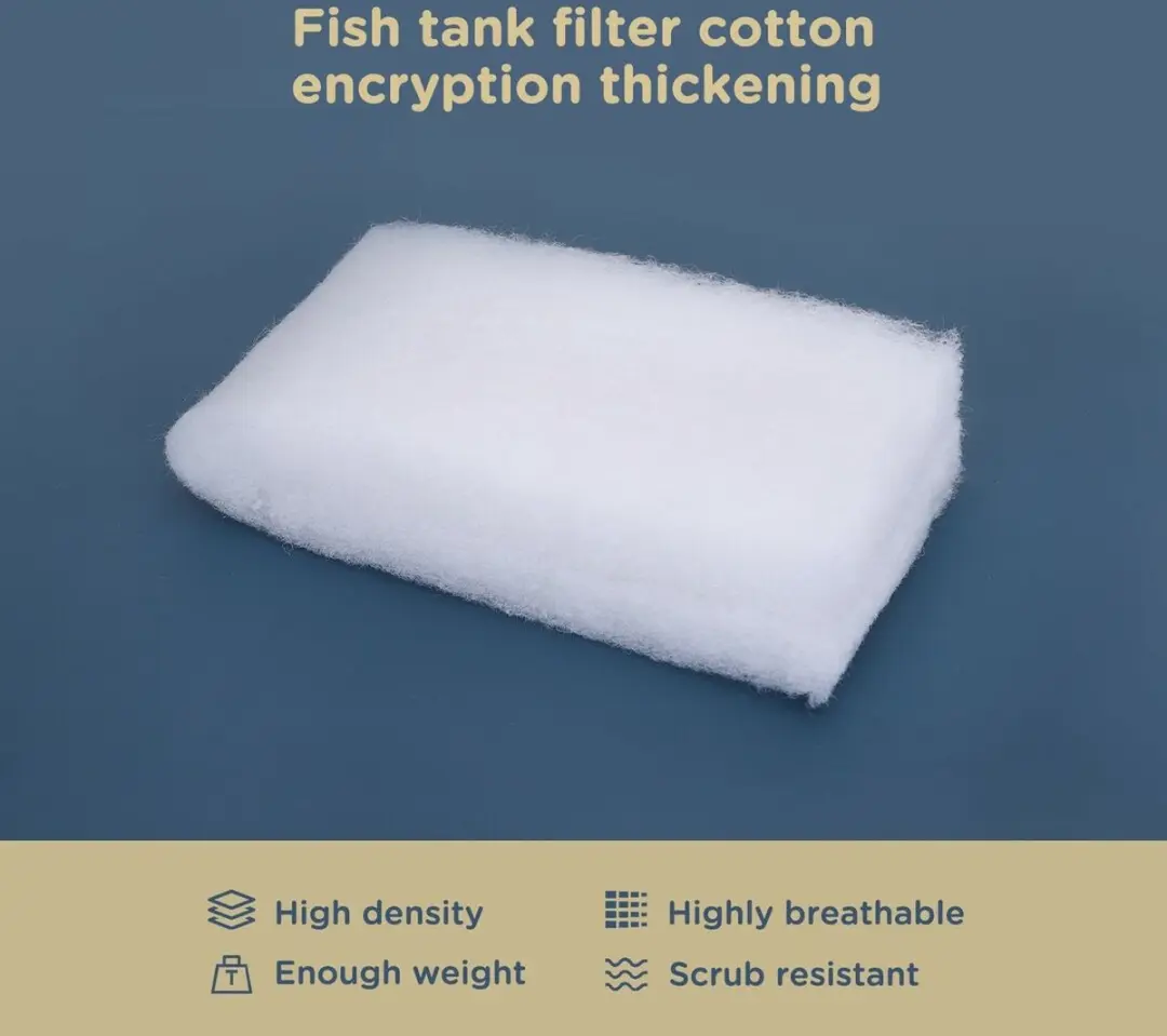 Nobleza Aquarium Filtervlies 100x12cm - Wit