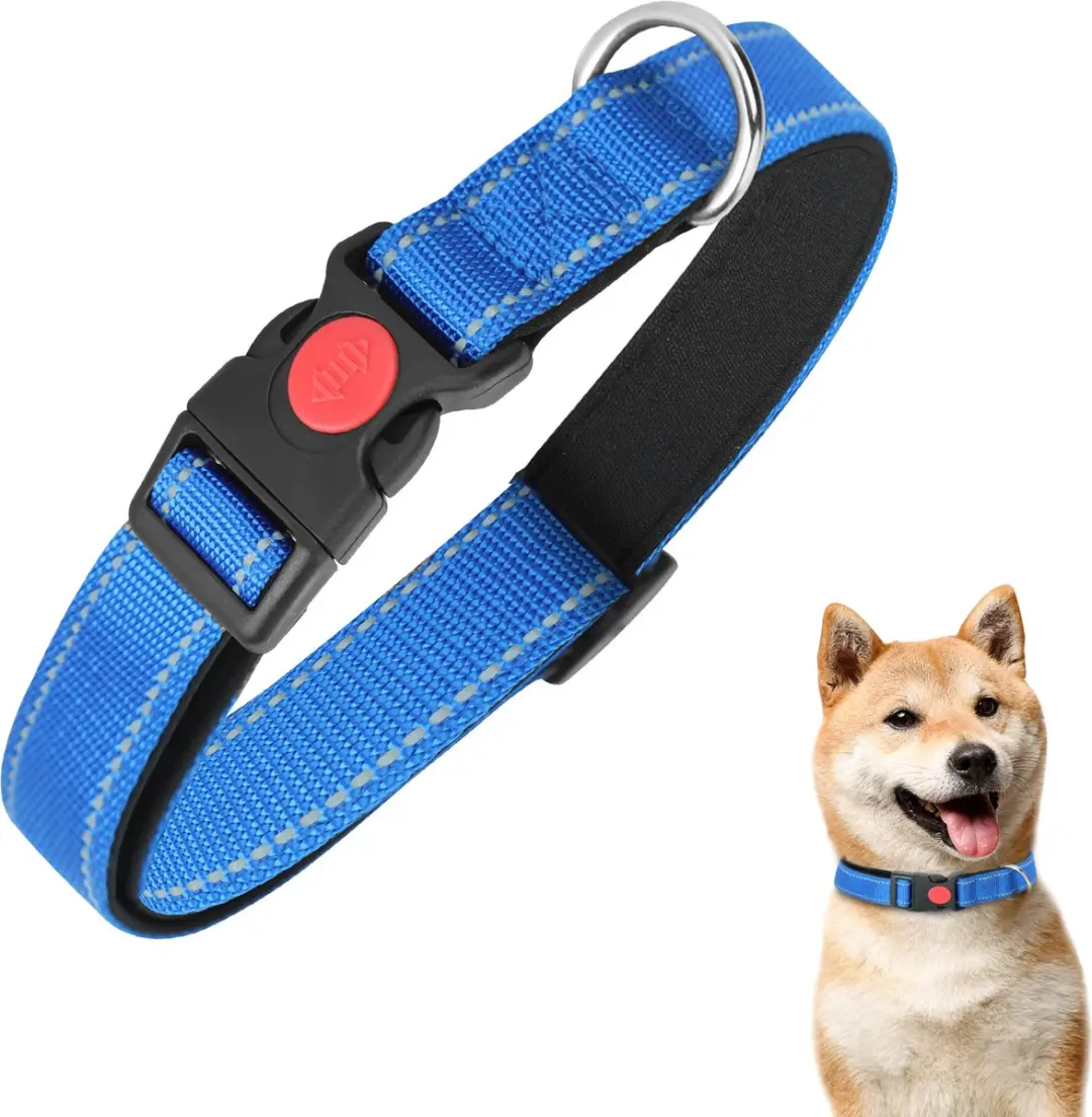 Nobleza Hondenhalsband Reflecterend 35-50cm Blauw