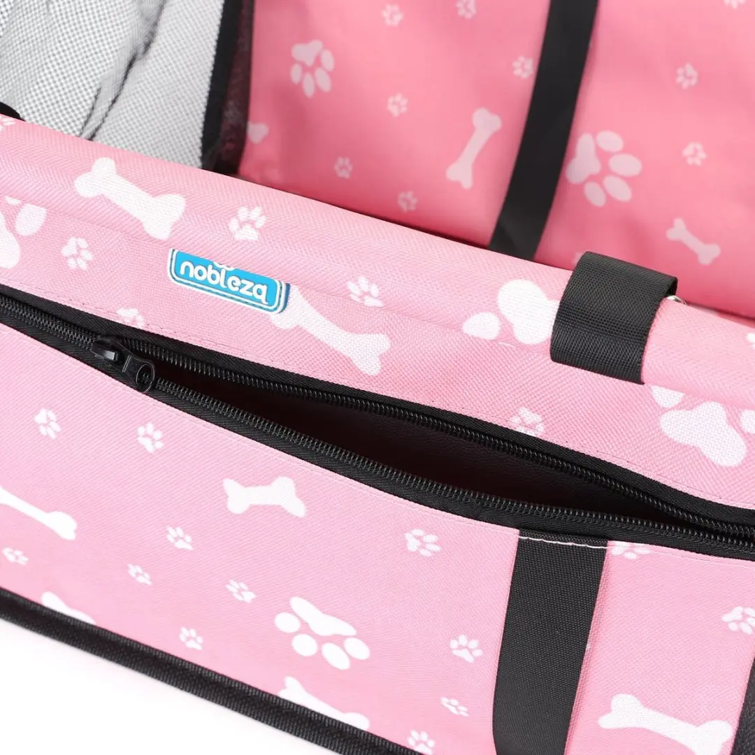 Nobleza Hondenautostoel Roze M