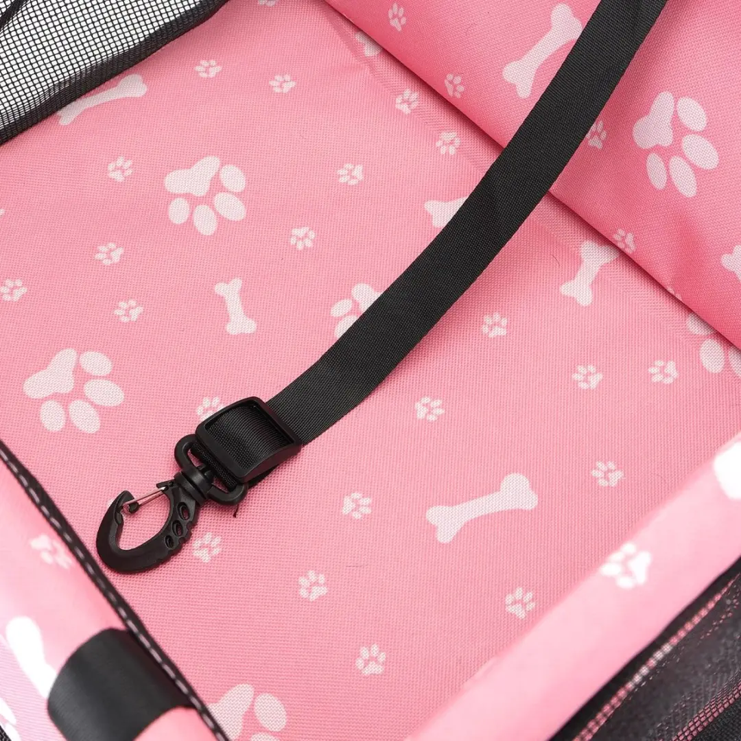 Nobleza Hondenautostoel Roze M