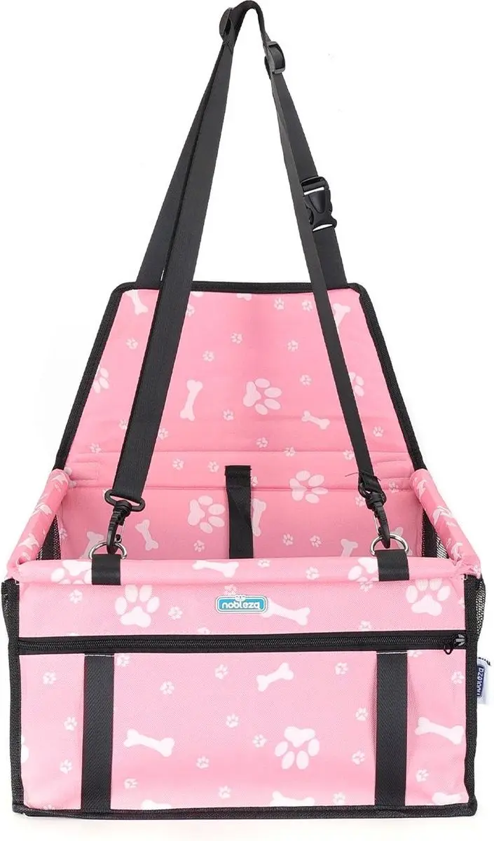 Nobleza Hondenautostoel Roze M
