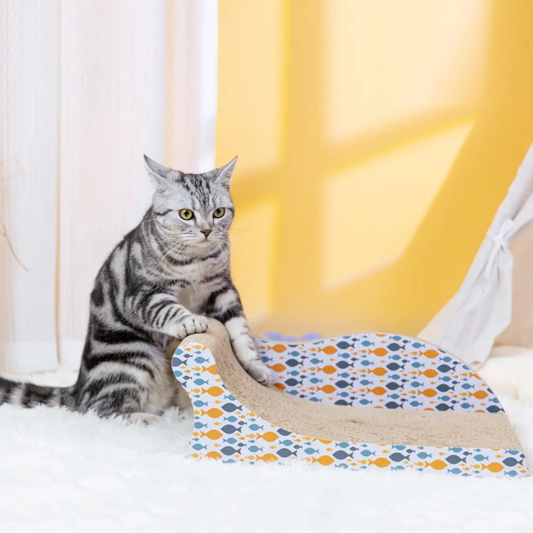 Nobleza Krabkarton Sofa - Kattenspeelgoed 1 Ligplek