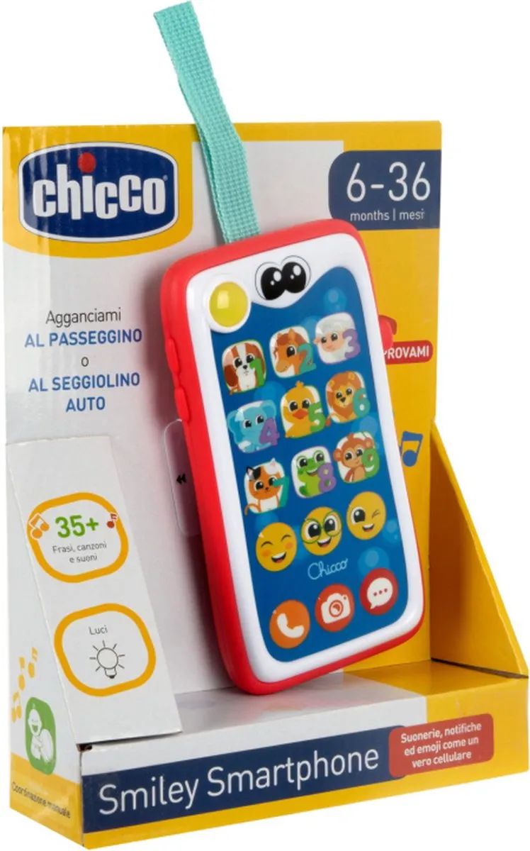 Chicco Mijn Eerste Smartphone 00011161000000 - Rood