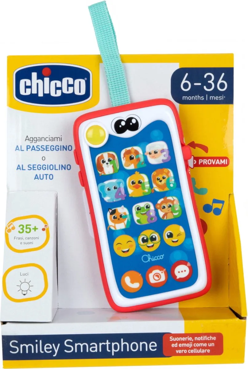 Chicco Mijn Eerste Smartphone 00011161000000 - Rood