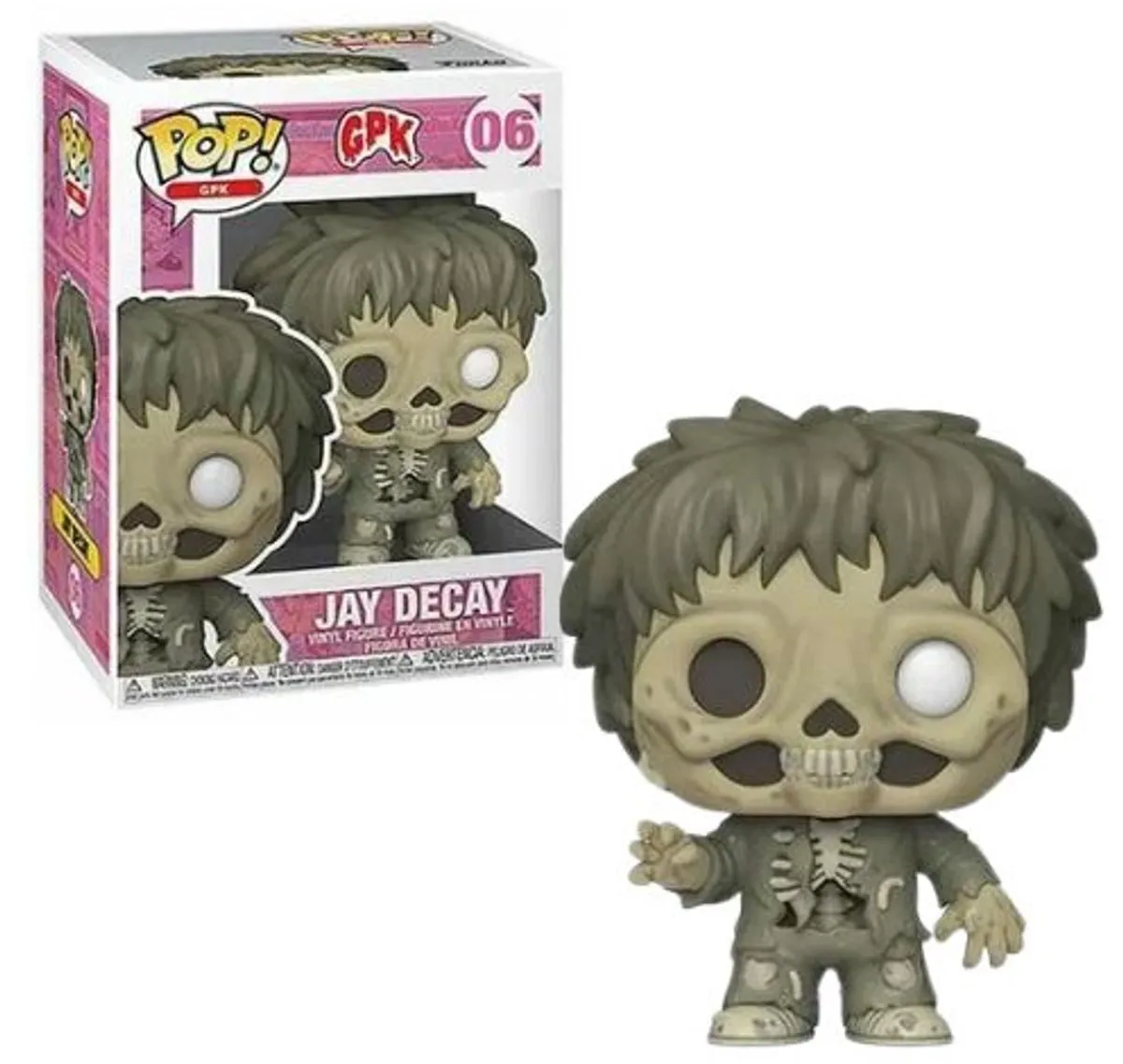 Funko Garbage Pail Kids Bobble Head POP N°06 Jay Decay - afbeelding 3 van 3
