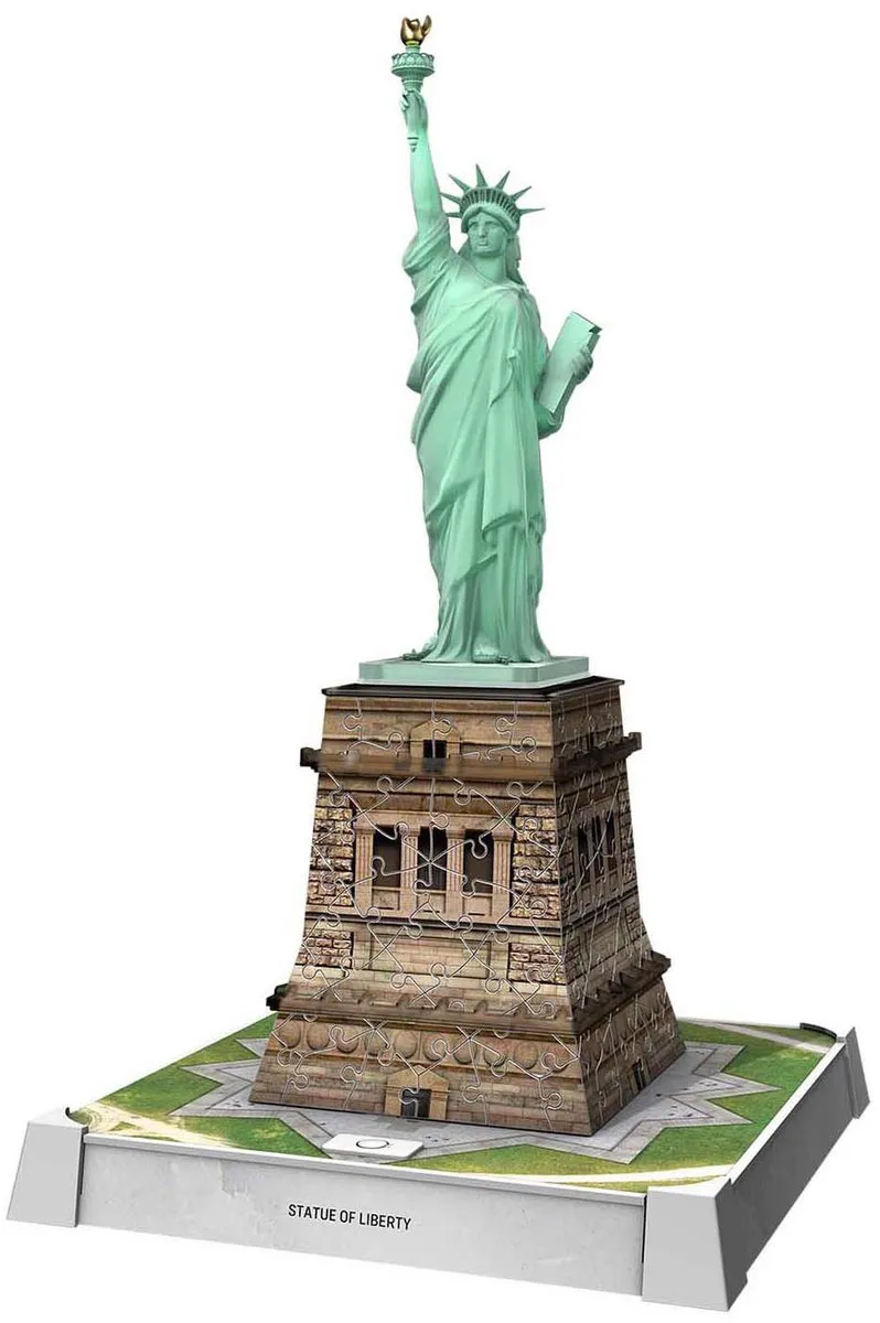 Ravensburger Iconics Statue of Liberty 3D Puzzel 3128 Stuks - Meerkleurig