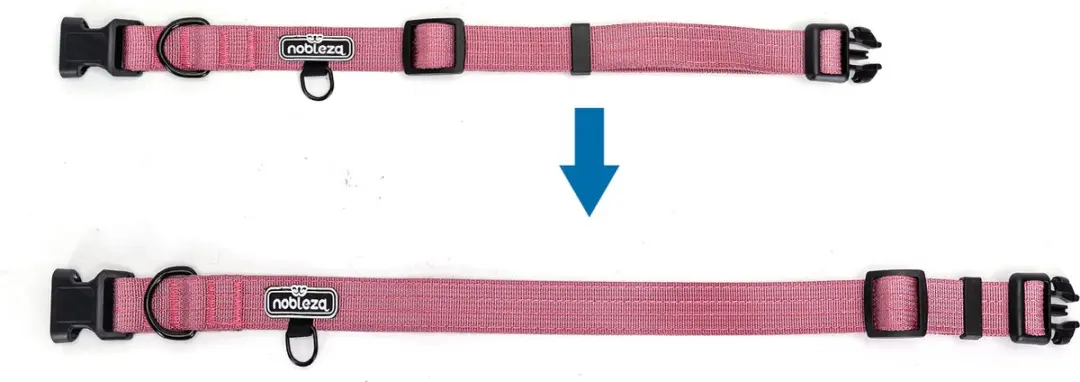 Nobleza Hondenhalsband XL - 46-66cm Zwart