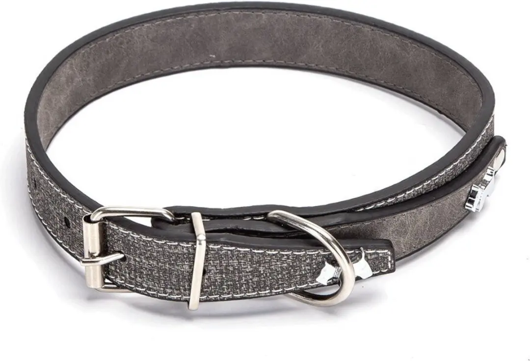 Nobleza Hondenhalsband Kunstleer 36-46cm