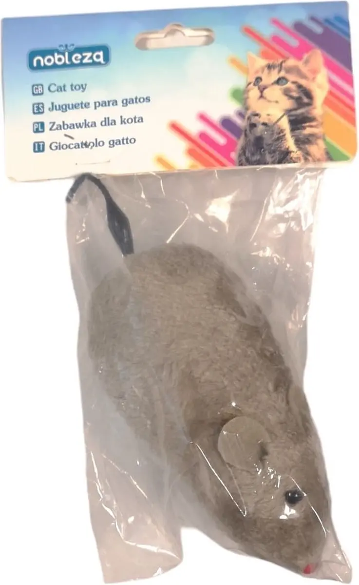 Nobleza Speelmuis voor Katten - Grijs