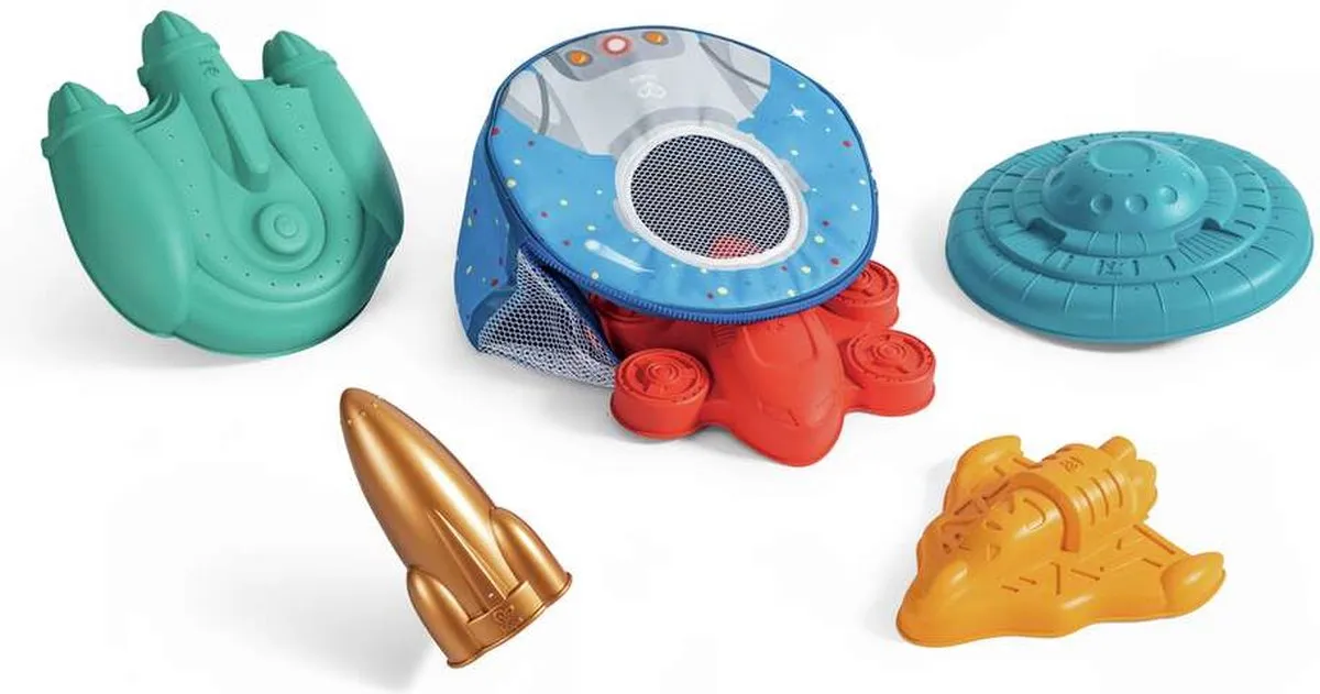 Hape Ruimte Verkenner Zandschip Set E4100K