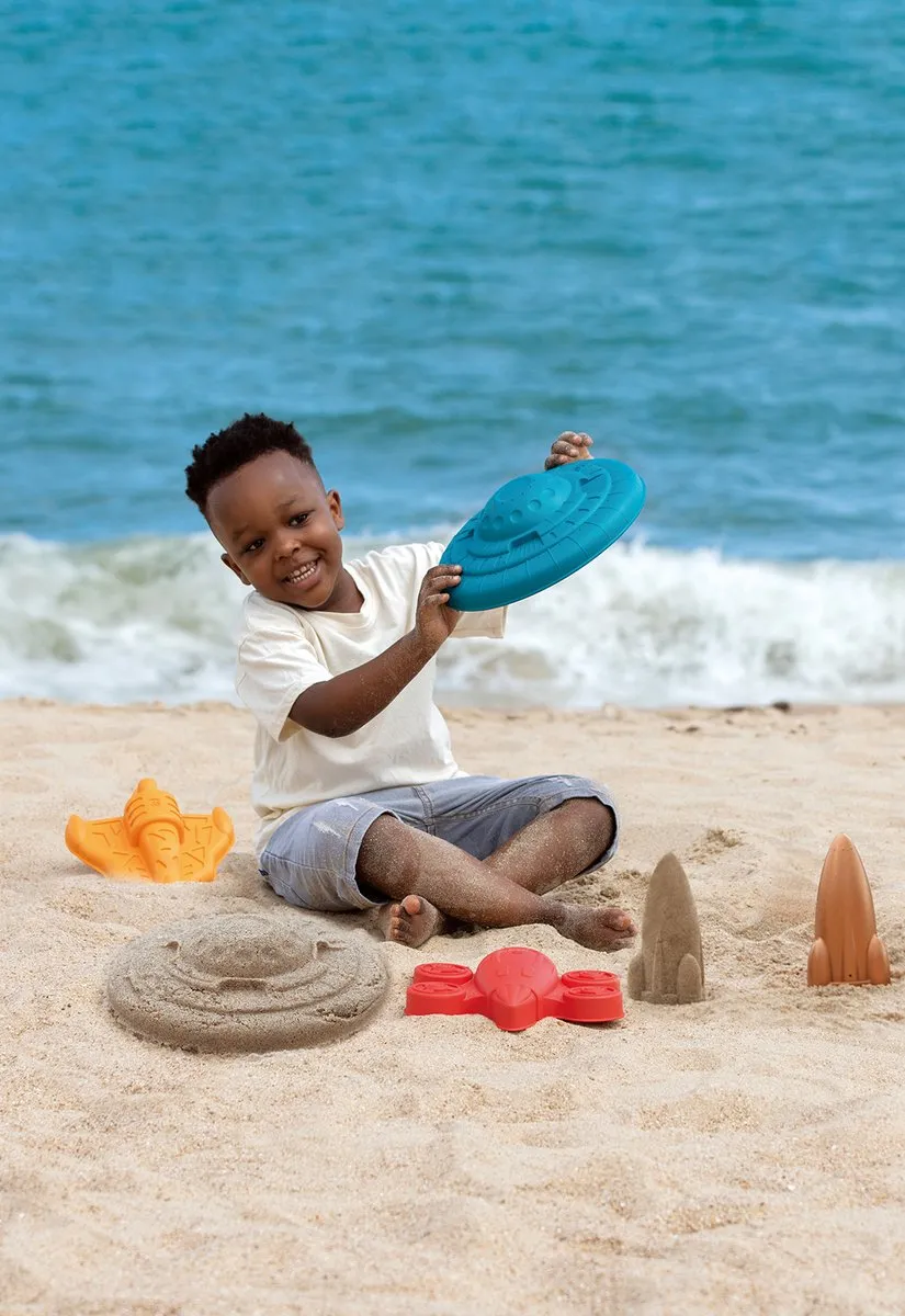 Hape Ruimte Verkenner Zandschip Set E4100K - Multicolor - afbeelding 6 van 6