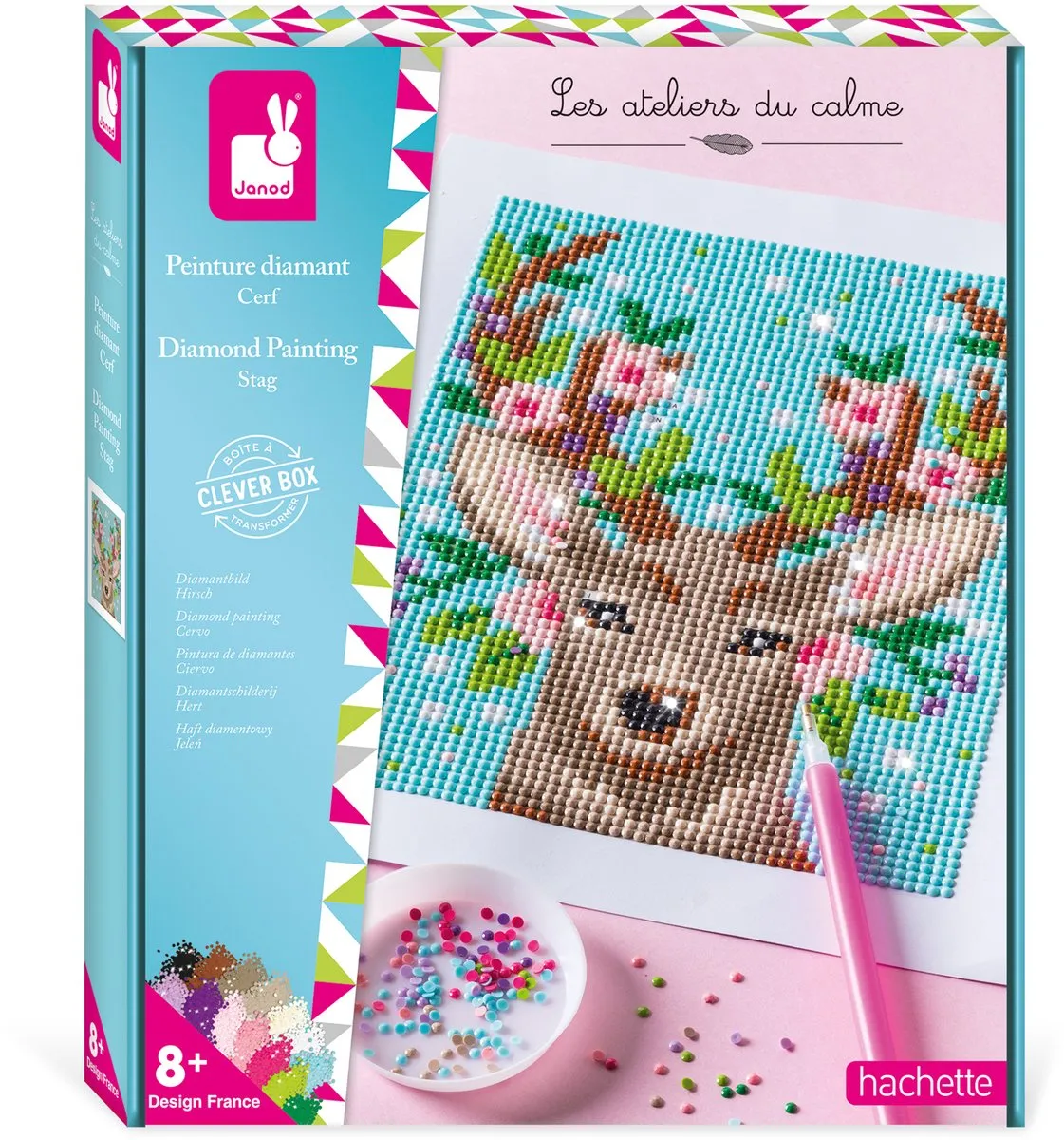 Janod Atelier Diamond Painting Hertje - Multikleur