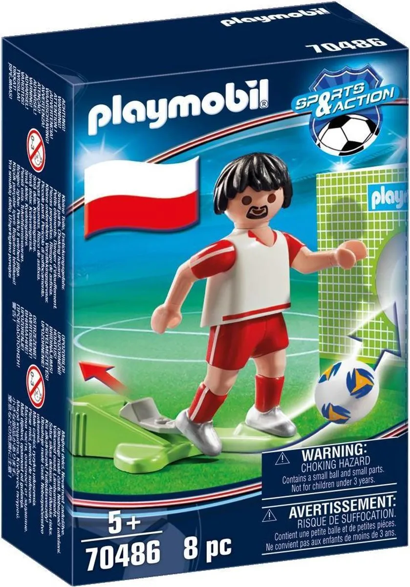 Playmobil Voetbalspeler Polen 70486