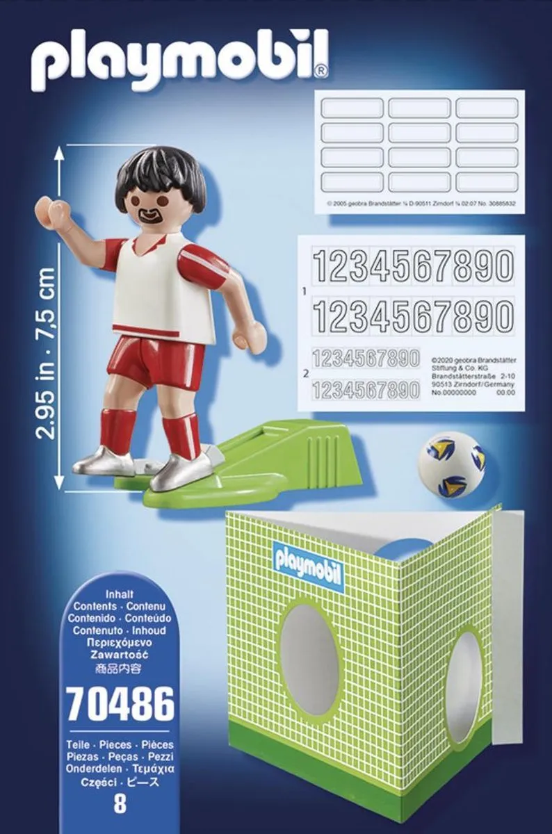 Playmobil Voetbalspeler Polen 70486
