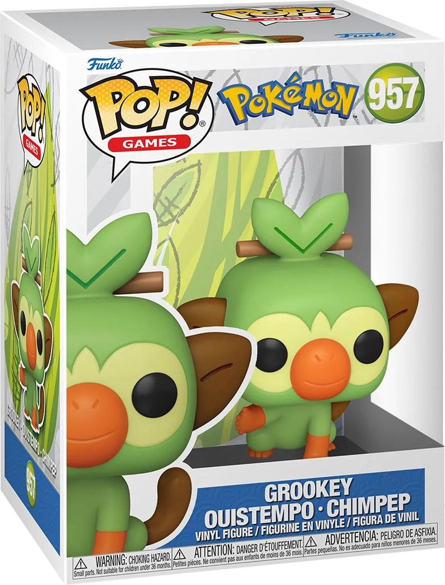 Funko Pokémon Grookey Chimpep Pop! - 70976