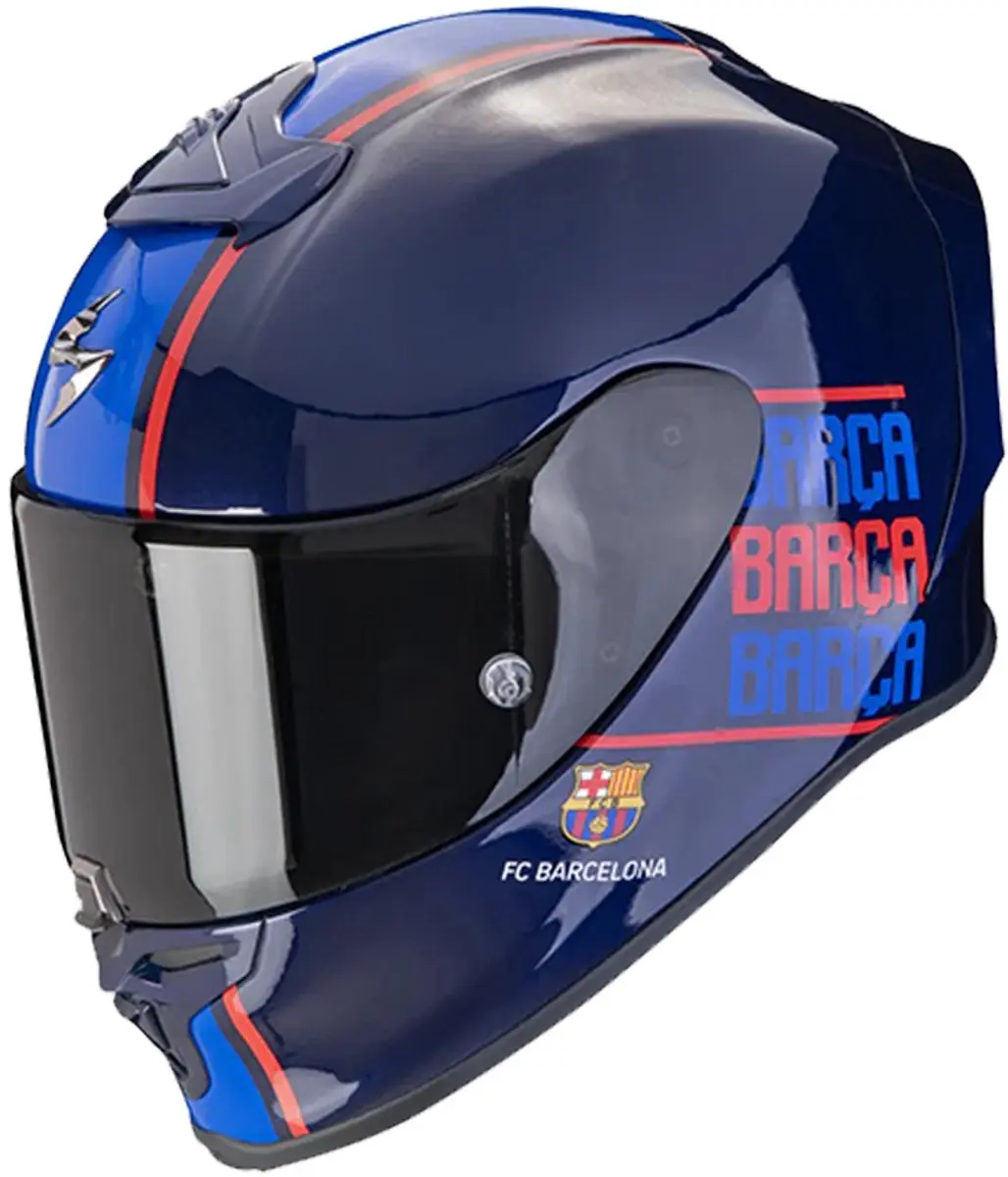 Scorpion EXO-R1 Evo Air FC Barcelona Blauw Rood Blauw Integraalhelm