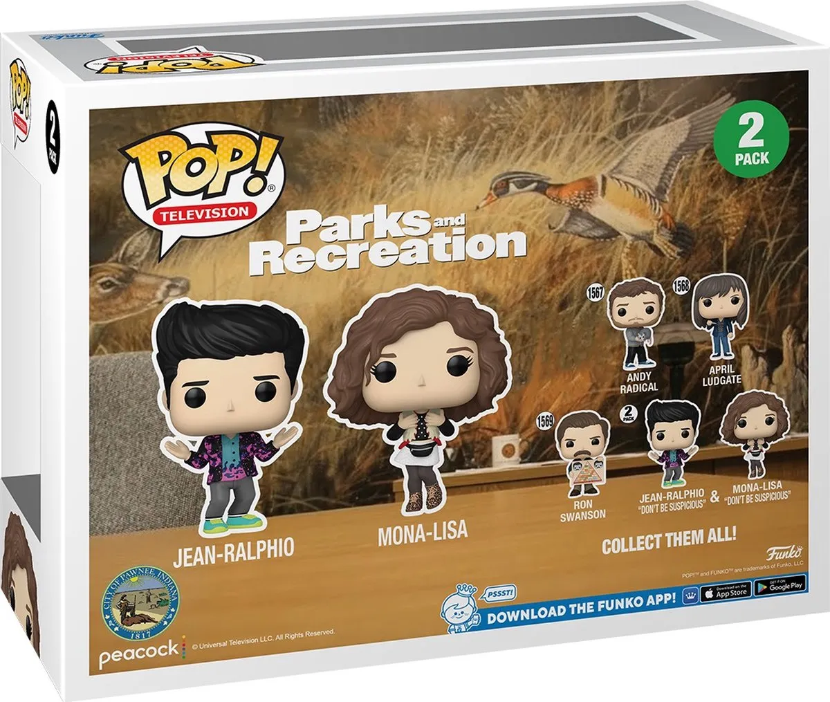 Funko Pop! Parks and Recreation 15th Anniversary Mona & Jean - 2-Pack - afbeelding 3 van 3