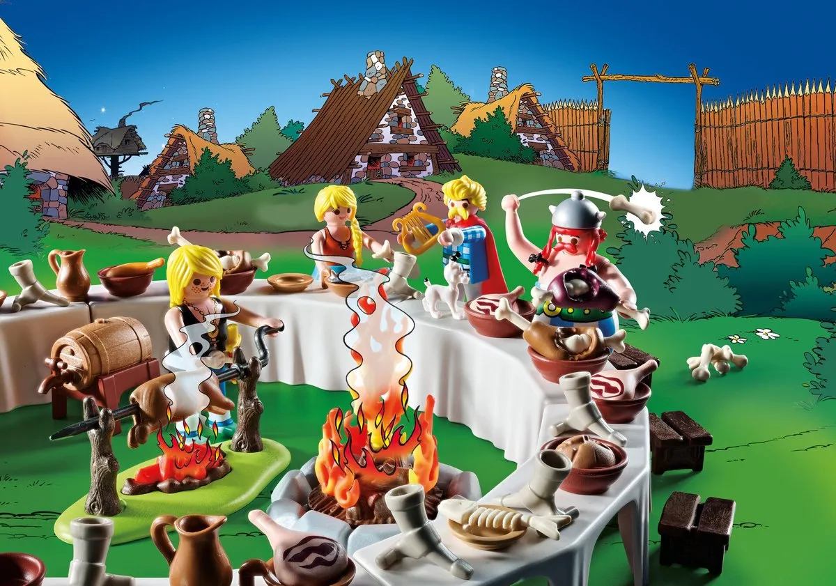 Playmobil Asterix Het Dorpsbanket 71827 - Multicolor