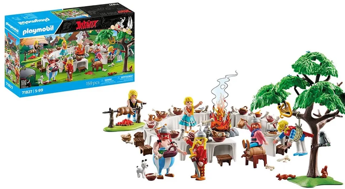 Playmobil Asterix Het Dorpsbanket 71827 - Multicolor