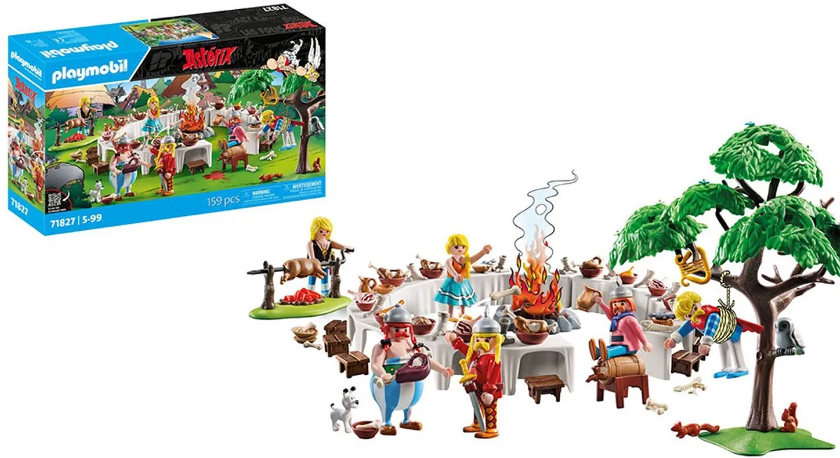 Playmobil Asterix Het Dorpsbanket 71827 - Multicolor