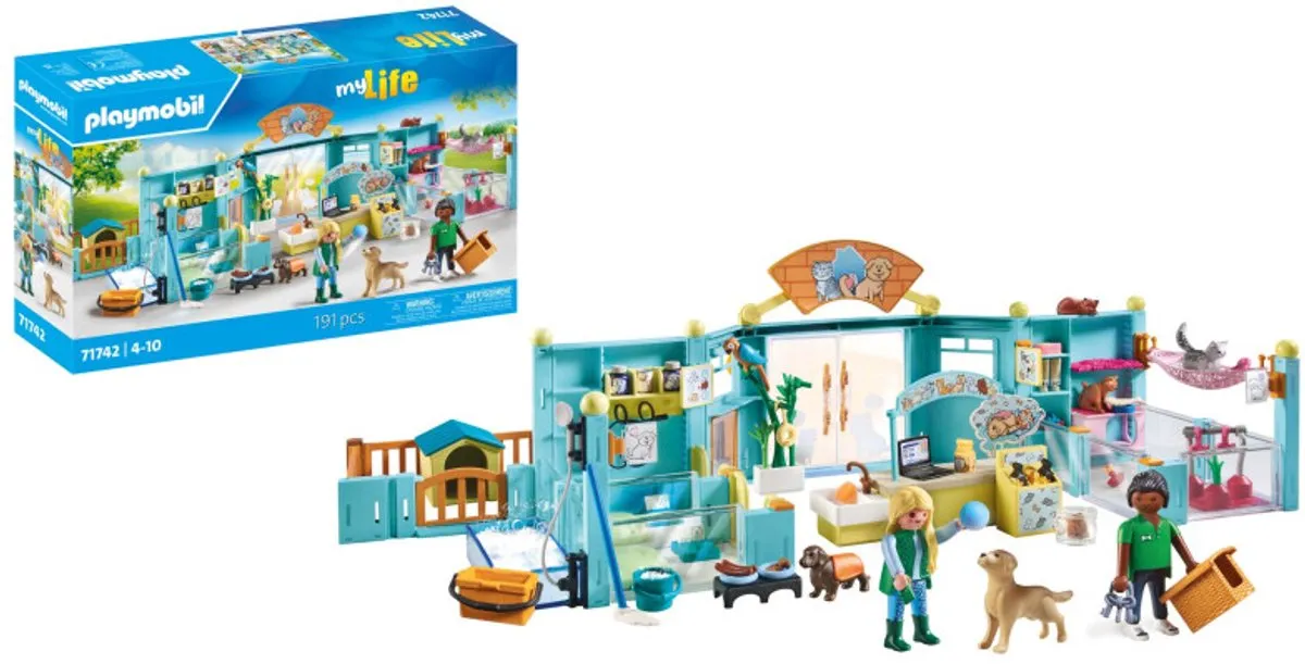 Playmobil My Life Dierenhotel 71742 - Multicolor
