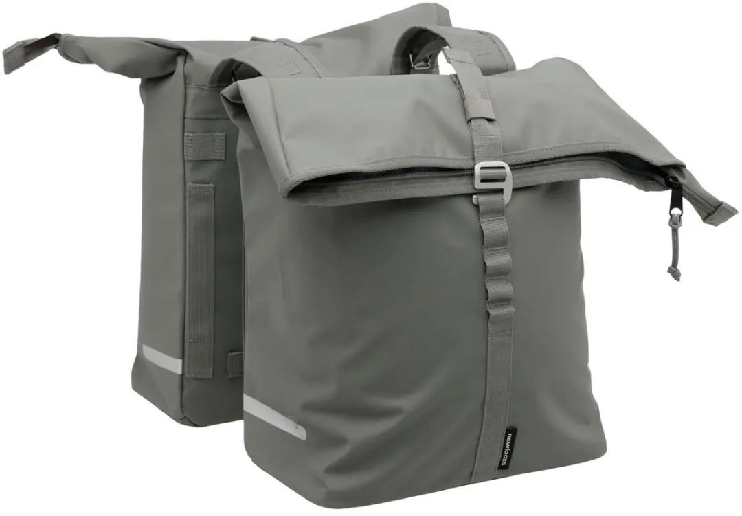 New Looxs fietstas dubbel Cantos groen 36L