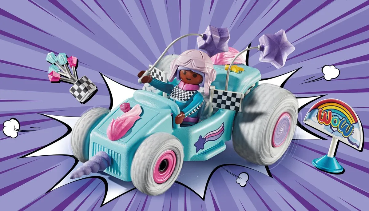 Playmobil Funstars Race Eenhoorn 71635 - Meerkleurig