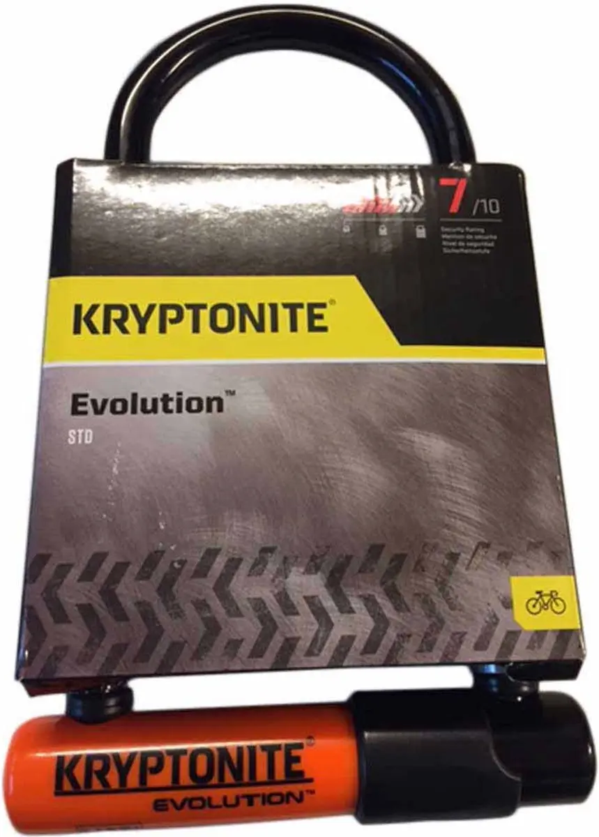 Kryptonite Evolution STD Fietsslot - 1 U-slot - 3 Sleutels